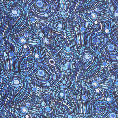 Effervescence - Dots Water Digitally Printed Yardage