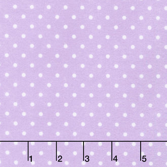 Cozy Cotton Flannels - Dot Lavender Yardage