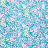 Kaffe Fassett x The Original Morris & Co. - Leicester Aqua Yardage