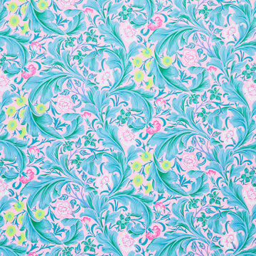 Kaffe Fassett x The Original Morris & Co. - Leicester Aqua Yardage