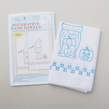 Halloween Gnome Embroidery Hand Towel Set Alternative View #3