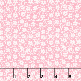 At the Cottage Favorites - Flowers Pink Yardage