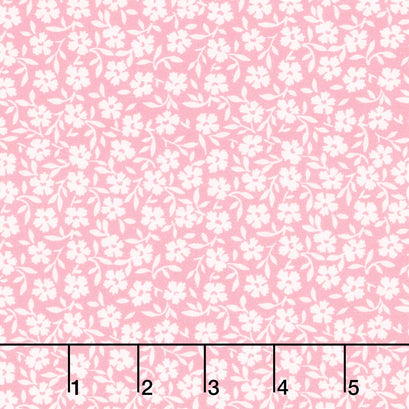 At the Cottage Favorites - Flowers Pink Yardage