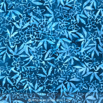 Tonga Batiks - Indigo Dreams Calico Cadet Yardage