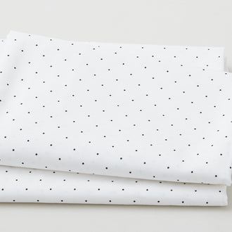 Polka & Plaid Party - Tiny Dots Black/White 3 Yard Cut
