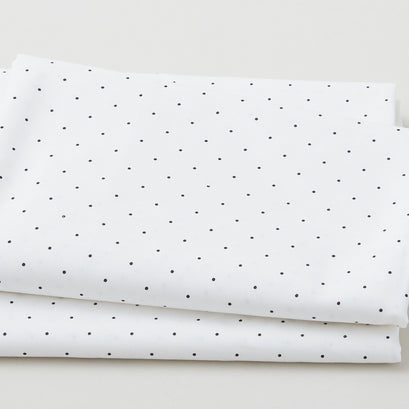 Polka & Plaid Party - Tiny Dots Black/White 3 Yard Cut