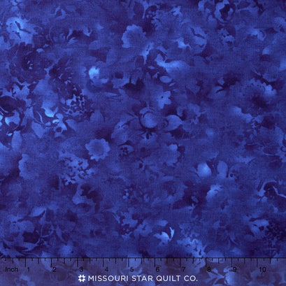 Fusions Bloom - Blueberry Yardage
