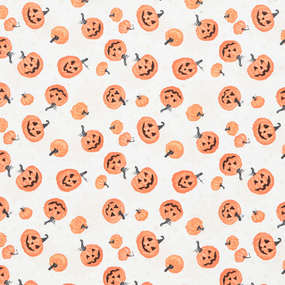 Meow-Gical Night - Pumpkin Toss Cream Yardage