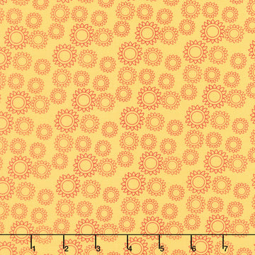 Here Comes the Sun - Sun Yellow Yardage Primary Image