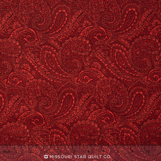 Wilmington Essentials - Paisley Dark Red 108" Backing