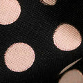 Bliss - Dots Black with Rose Gold Sparkle Yardage