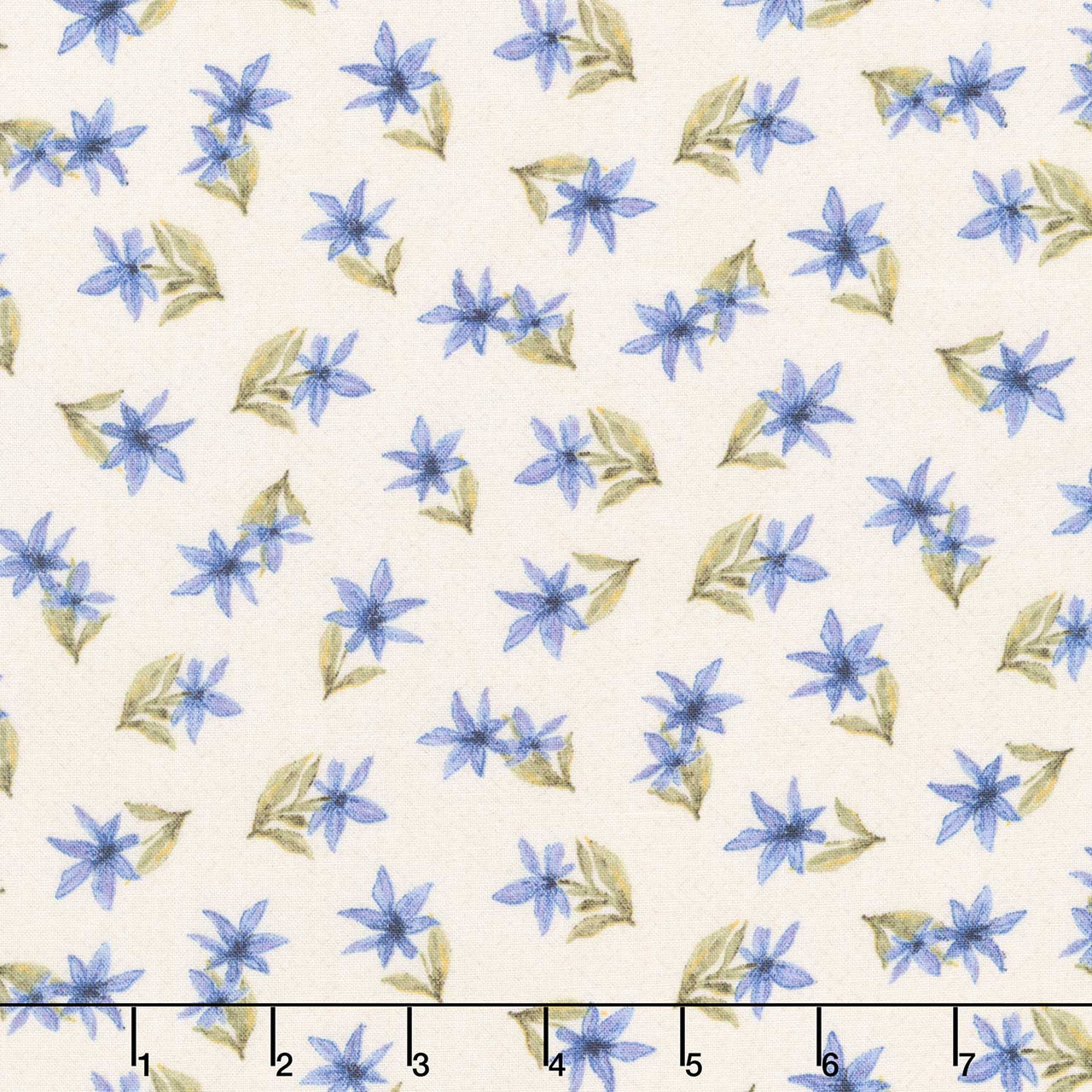 Morning Serenade - Flower Toss Cream Yardage