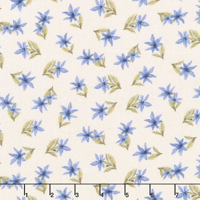 Morning Serenade - Flower Toss Cream Yardage