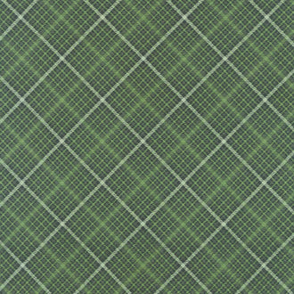 Winter In The Pines - Festive Tartan Dark Pine Yardage