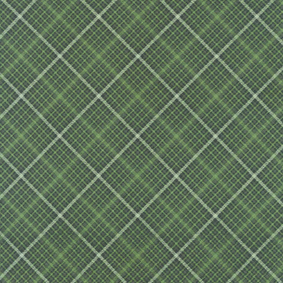 Winter In The Pines - Festive Tartan Dark Pine Yardage