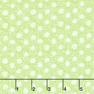 Sweet Safari - Textured Dots Green Yardage