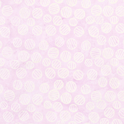 Tranquil Moments Batiks - Circles with Lines Blush Yardage