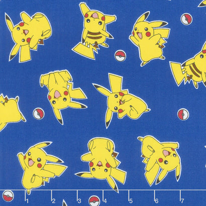 Pokemon - Pikachu Blue Yardage