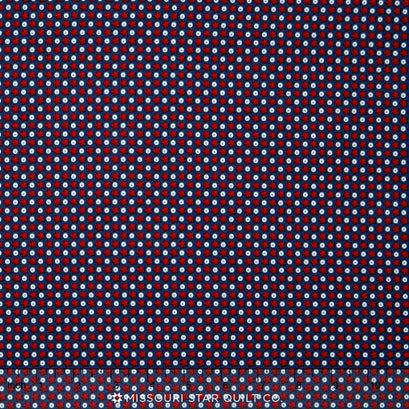 Americana II - Stars and Dots Navy Yardage
