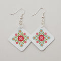 Leather Earrings - Prairie Primary Image