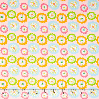 Owl & Co. - Floral Pink Yardage