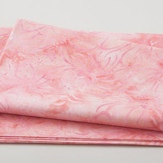 Java Batiks - Floral Dream Red/Pink 2 Yard Cut