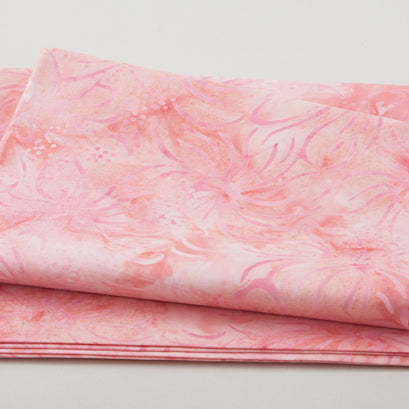 Java Batiks - Floral Dream Red/Pink 2 Yard Cut