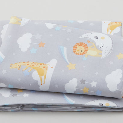 Baby's Adventure - Large All Over Gray 3 Yard Cut
