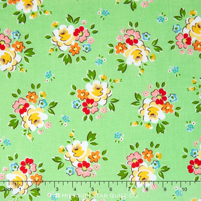 Backyard Roses - Backyard Main Mint Yardage