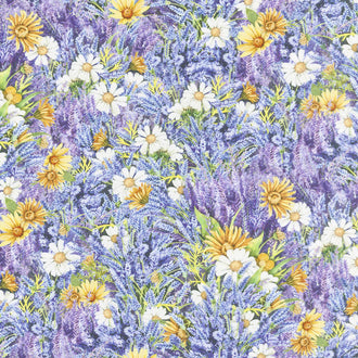 Everyday Favorites - Flowers Lavender Yardage