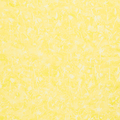 Tonga Batiks - Pixie Pumpkin Flowers Lemon Yardage