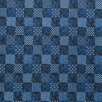 Shibori Blues - 2024 Patchwork Navy Yardage