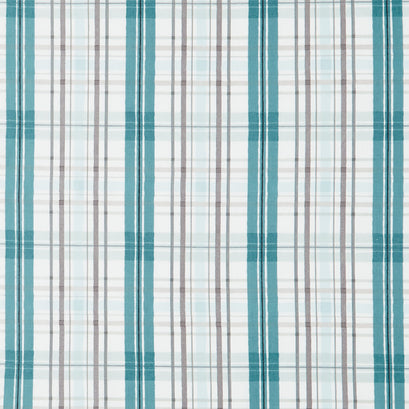 Season's Study - Plaid Teal Yardage