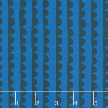 Night Rainbow - Scallop Blue Yardage