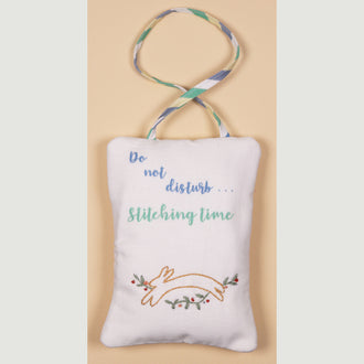 Stitching Time Doorknob Pillow Embroidery Kit