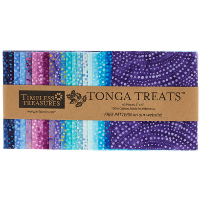 Tonga Treats Batiks - Colorwheel Plume Minis