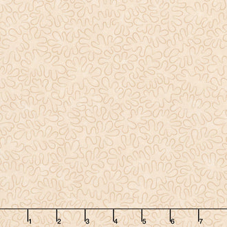 Kansas Troubles Favorites Backgrounds - Meander Dandelion Yardage