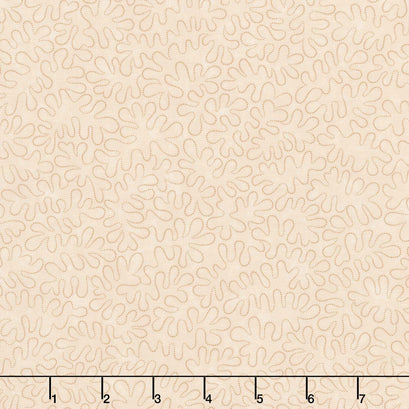 Kansas Troubles Favorites Backgrounds - Meander Dandelion Yardage