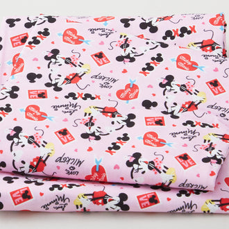 Character Valentine's Day - Mickey Valentine Xoxo 2 Yard Cut