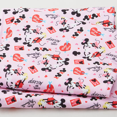Character Valentine's Day - Mickey Valentine Xoxo 2 Yard Cut