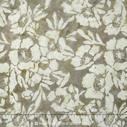 Tonga Batiks - Gotham Poppies Oyster Yardage
