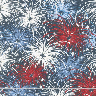 American Valor - Fireworks Navy Yardage