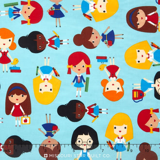 Back to School 2 - Girls Aqua Yardage