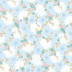 Blast from the Past - Vines Blue Yardage