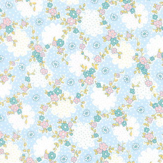 Blast from the Past - Vines Blue Yardage