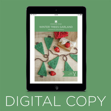 Digital Download - Winter Trees Knit Garland Pattern Primary Image