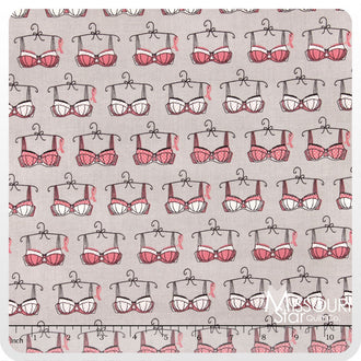 Think Pink - Main Gray Yardage