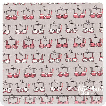 Think Pink - Main Gray Yardage