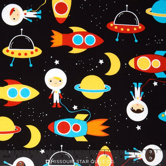 Space Explorers - Astronauts and Spaceships Primary Yardage