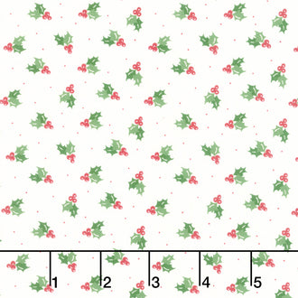 Once Upon a Christmas - Merry Berries Snow Yardage